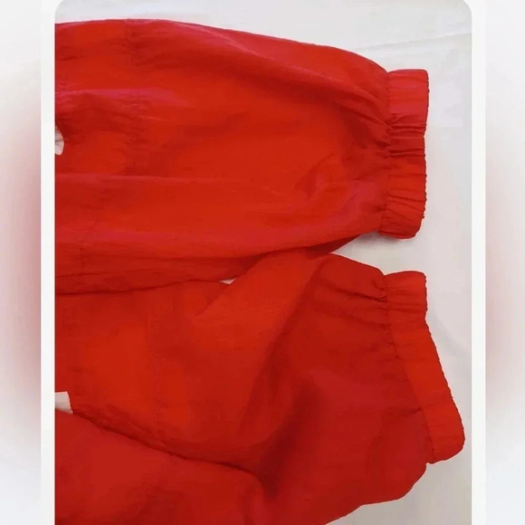 Brooks Vintage Y2K 2 Piece Red White Lined Running Suit Size Medium Unisex - Picture 10 of 16